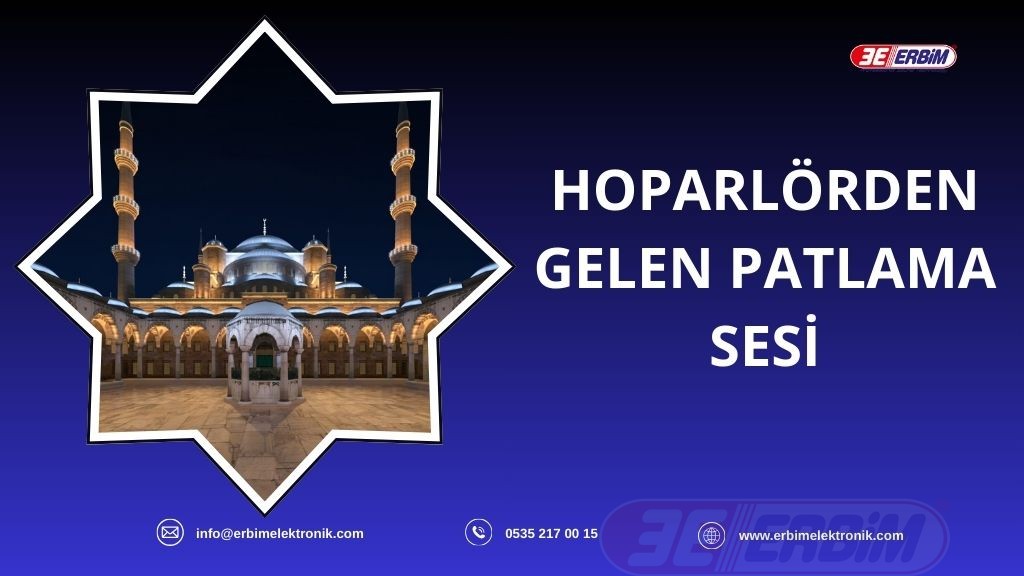 Hoparlörden Gelen Patlama Sesleri